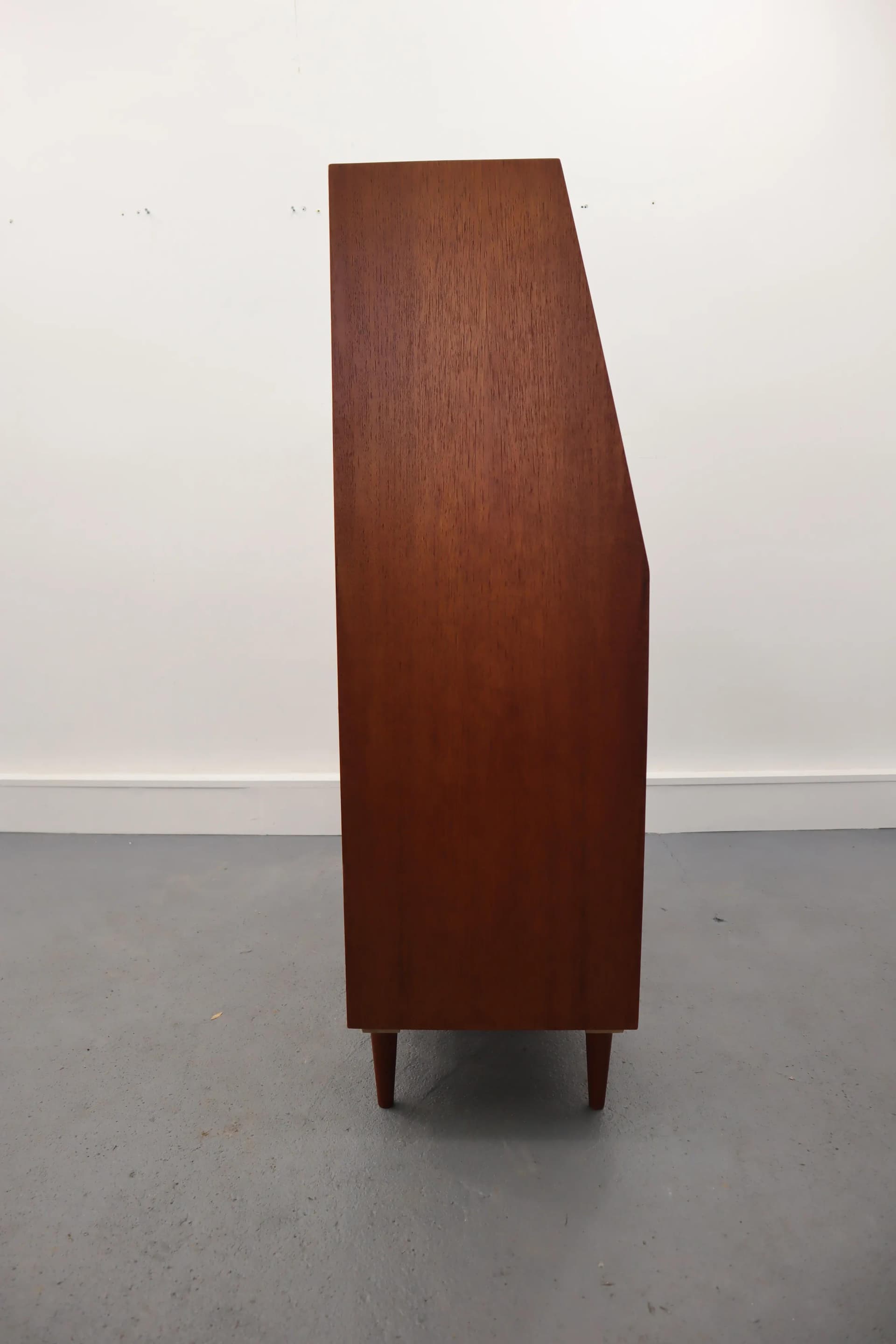 Sekretarzyk, teak brązowy, Dania, lata 60. - 39720