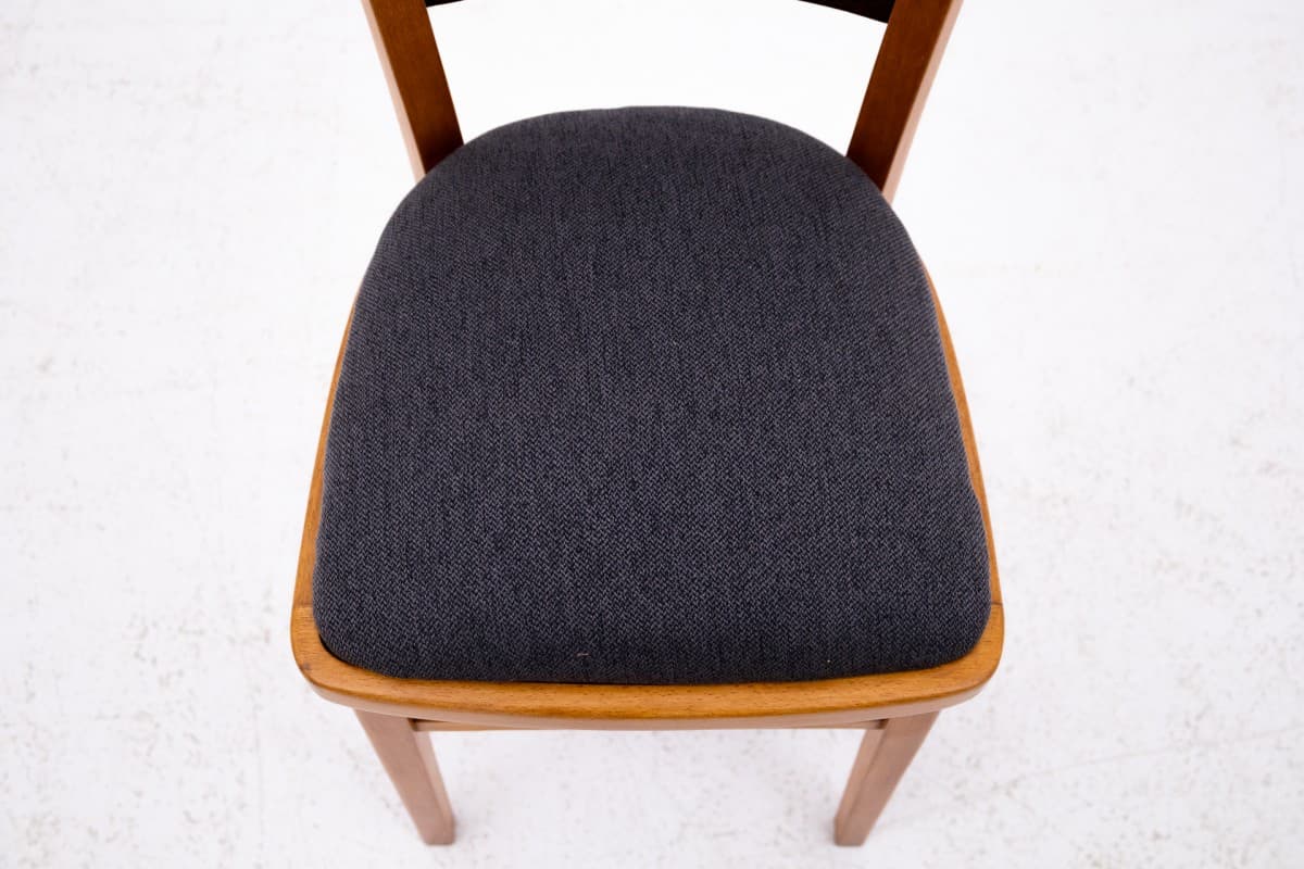 Vanity Set Art Deco, brown, walnut, Poland, 1940s - 77983