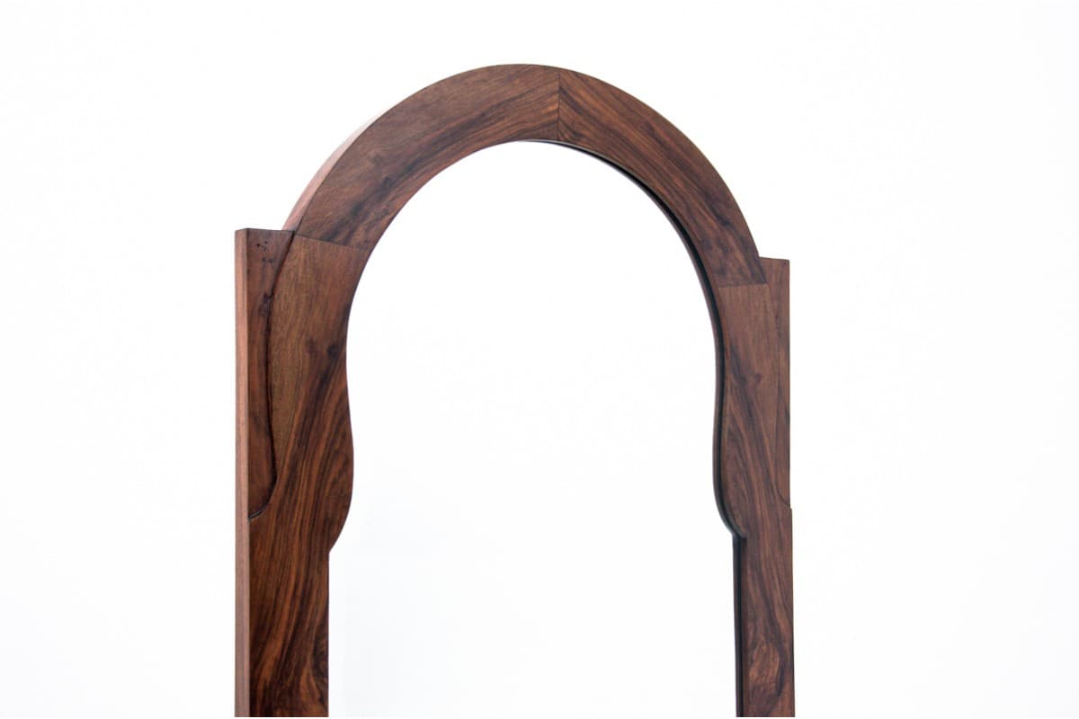 Toaletka tremo Art Deco, orzech brązowy ciemny, Włochy, lata 20. - 77917