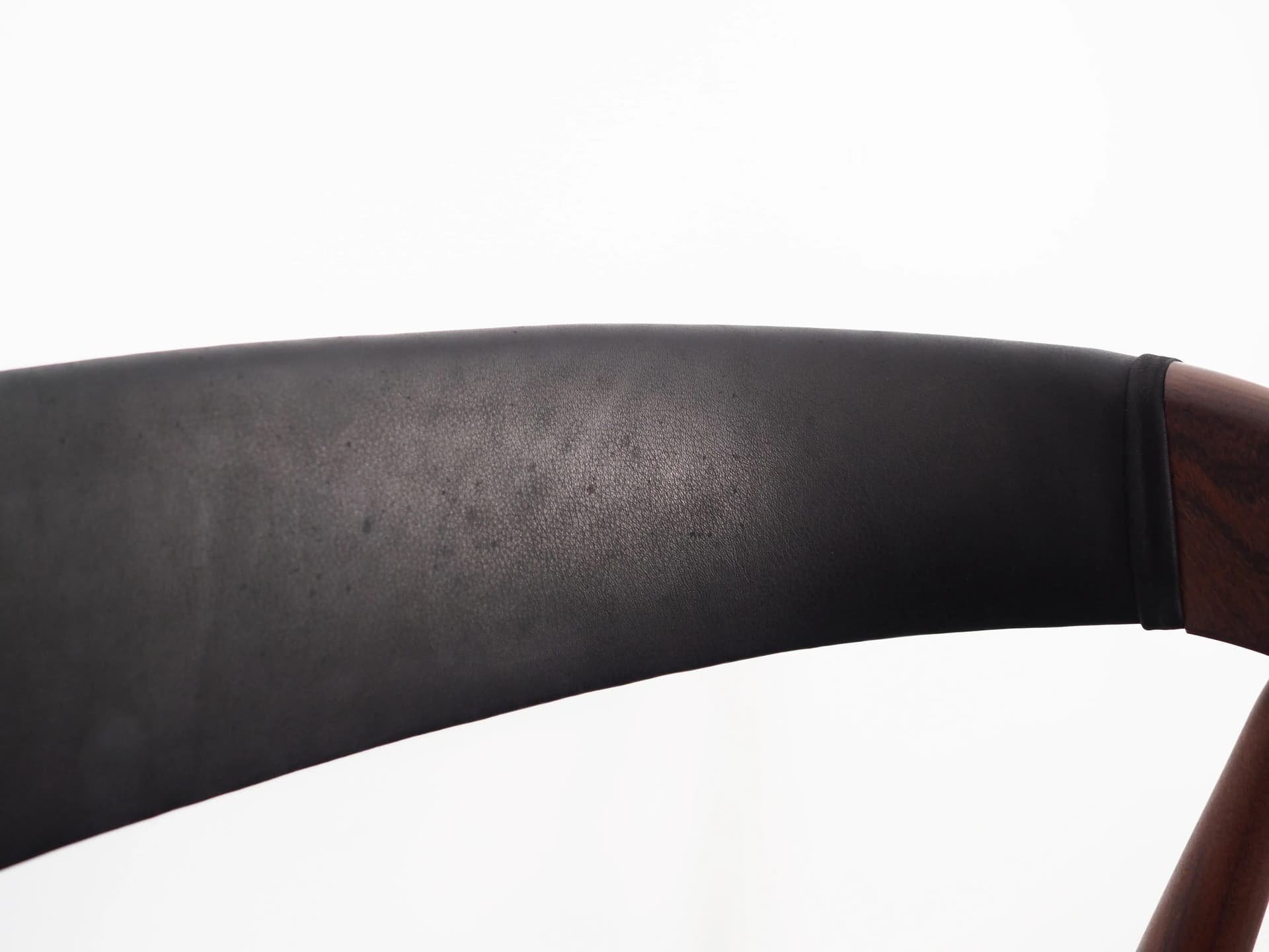 Komplet czterech krzeseł, teak czarny, Orte Mobelfabrik, Dania, lata 70. - 40089