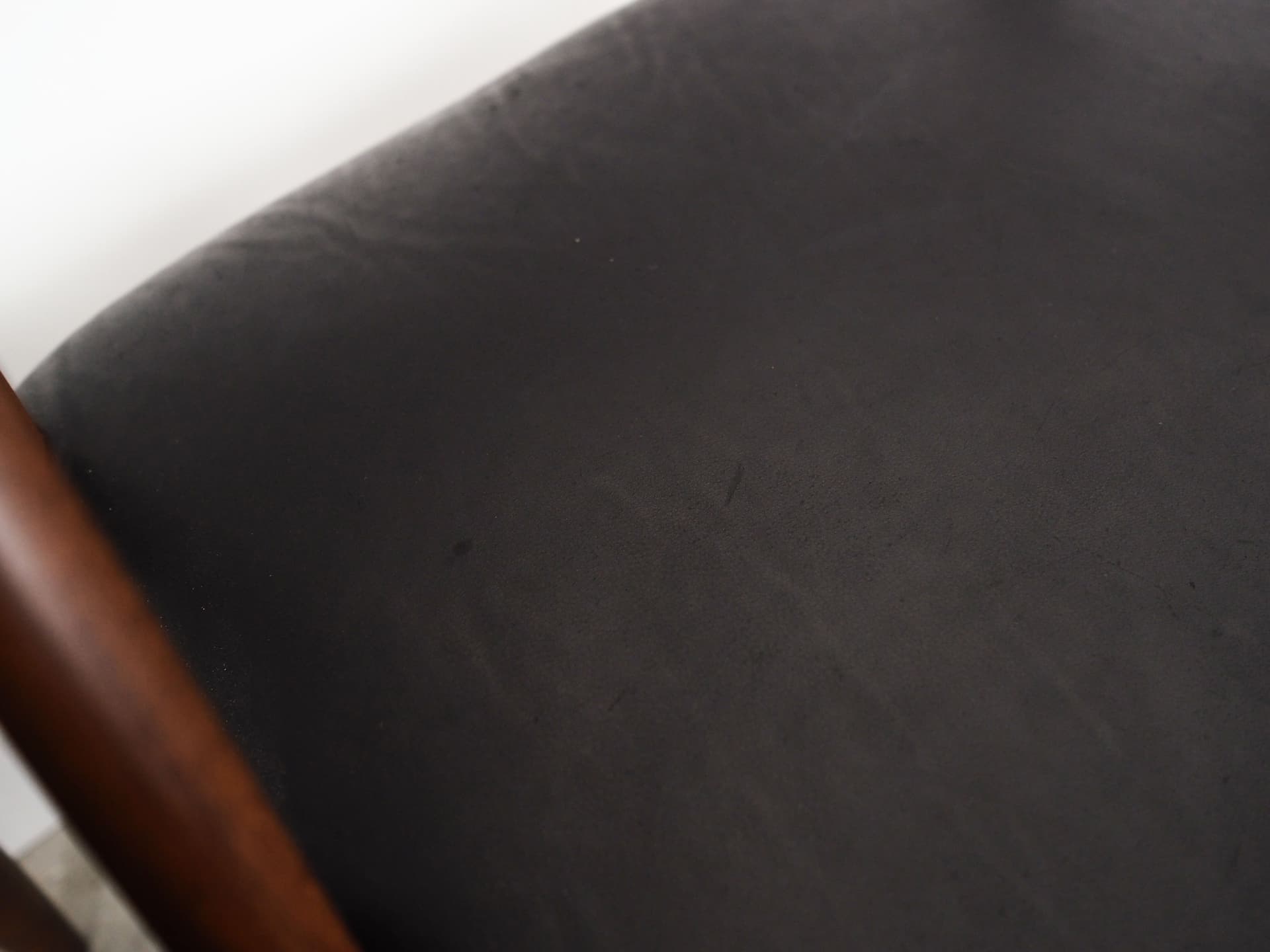 Komplet czterech krzeseł, teak czarny, Orte Mobelfabrik, Dania, lata 70. - 51447