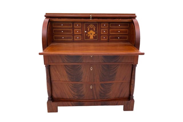 Brązowa sekretera, Skandynawia, lata 90. XIX w. - WYMIARY