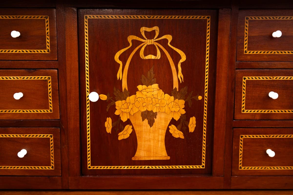 Brązowa sekretera, Skandynawia, lata 90. XIX w. - 47127