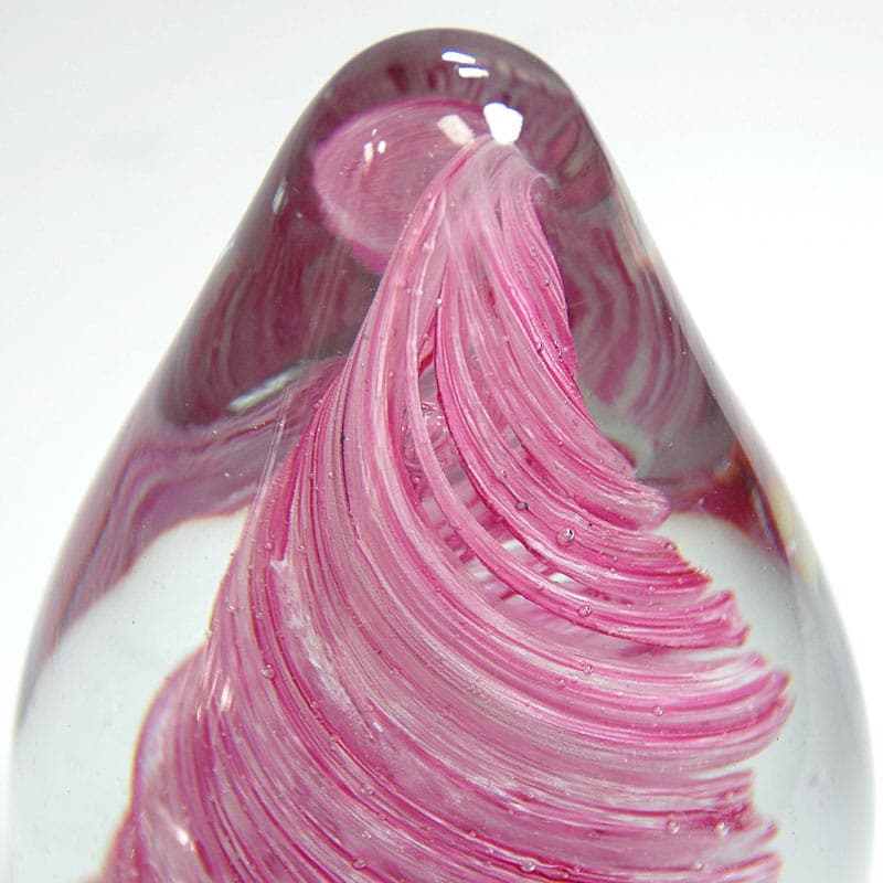 Przycisk do papieru Murano, szkło transparent, Włochy, lata 60. - 39891