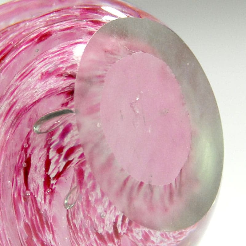 Przycisk do papieru Murano, szkło transparent, Włochy, lata 60. - 39894