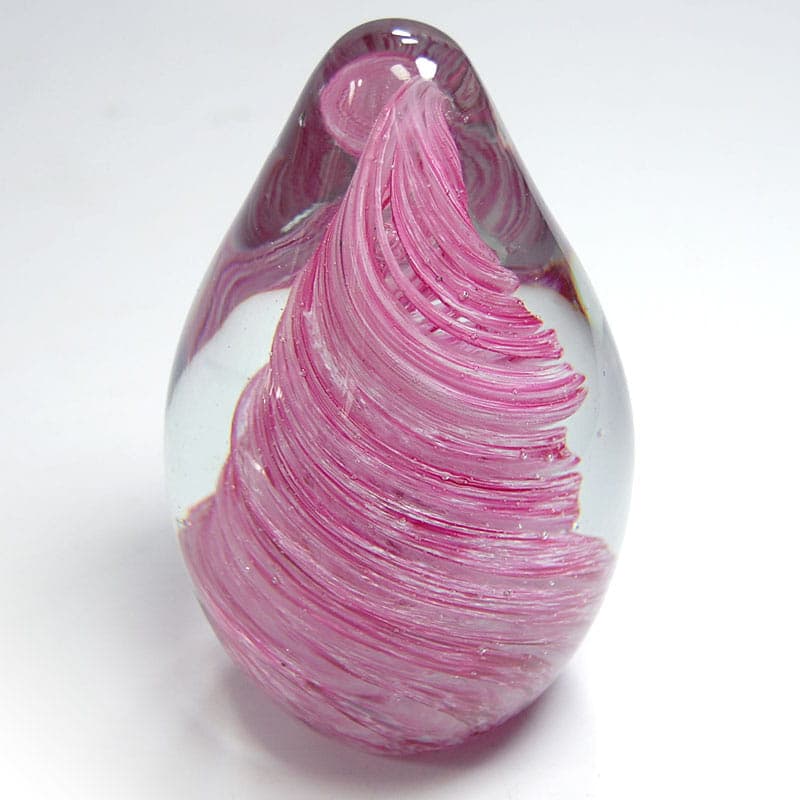 Przycisk do papieru Murano, szkło transparent, Włochy, lata 60. - 39888