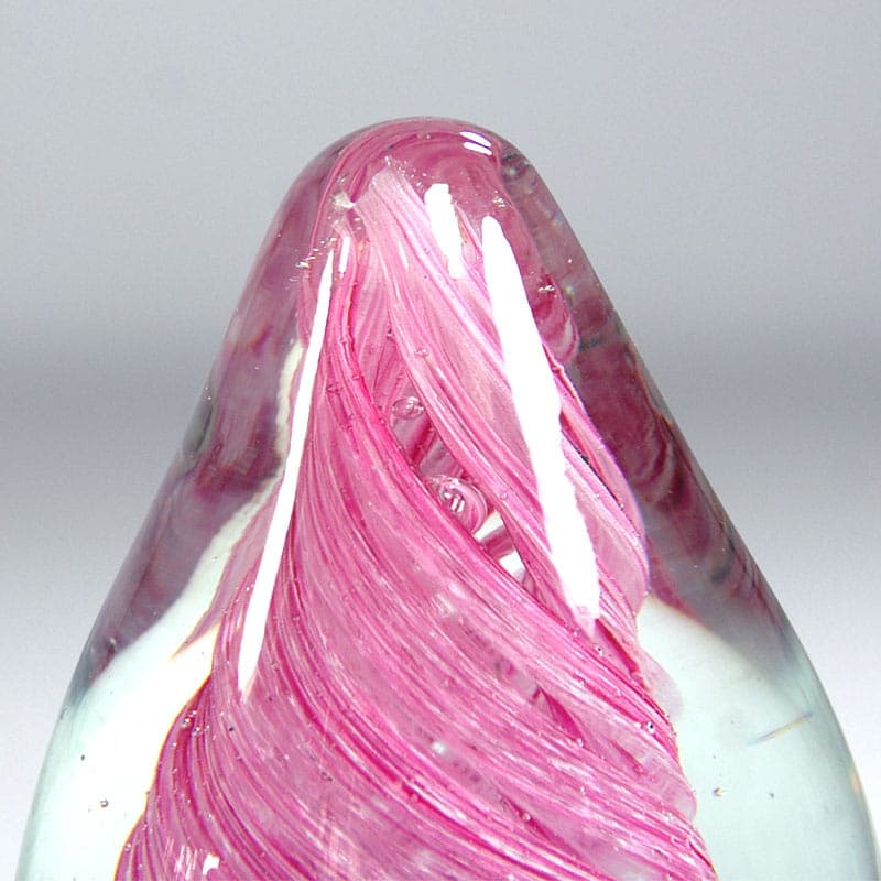 Przycisk do papieru Murano, szkło transparent, Włochy, lata 60. - 39893