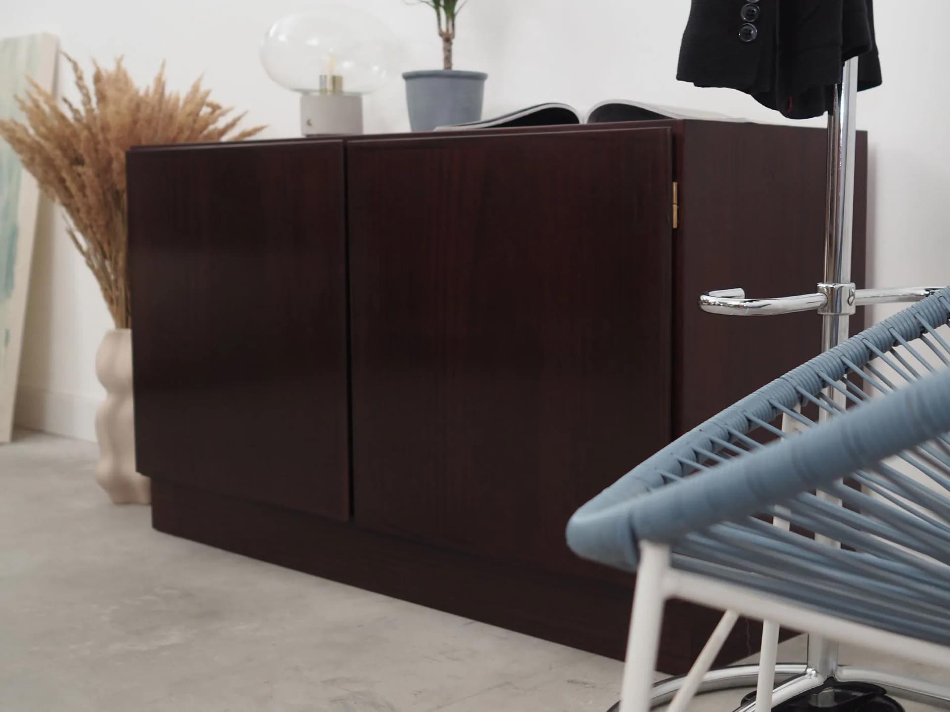 Cabinet, dark brown mahogany, Omann Jun, Denmark, 1960s - 40544