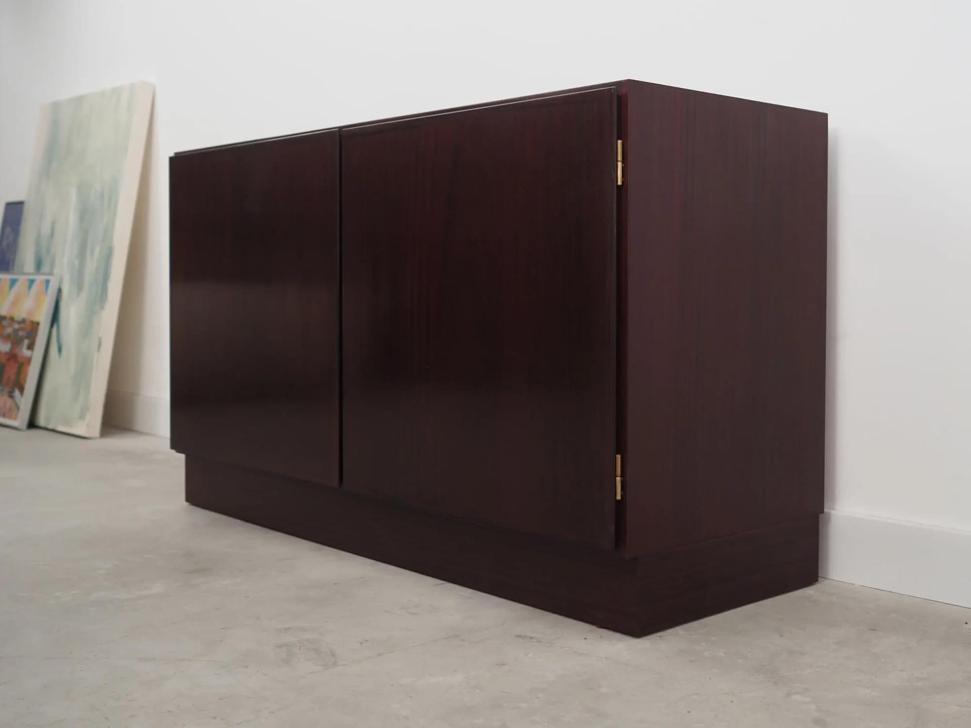 Cabinet, dark brown mahogany, Omann Jun, Denmark, 1960s - 40542
