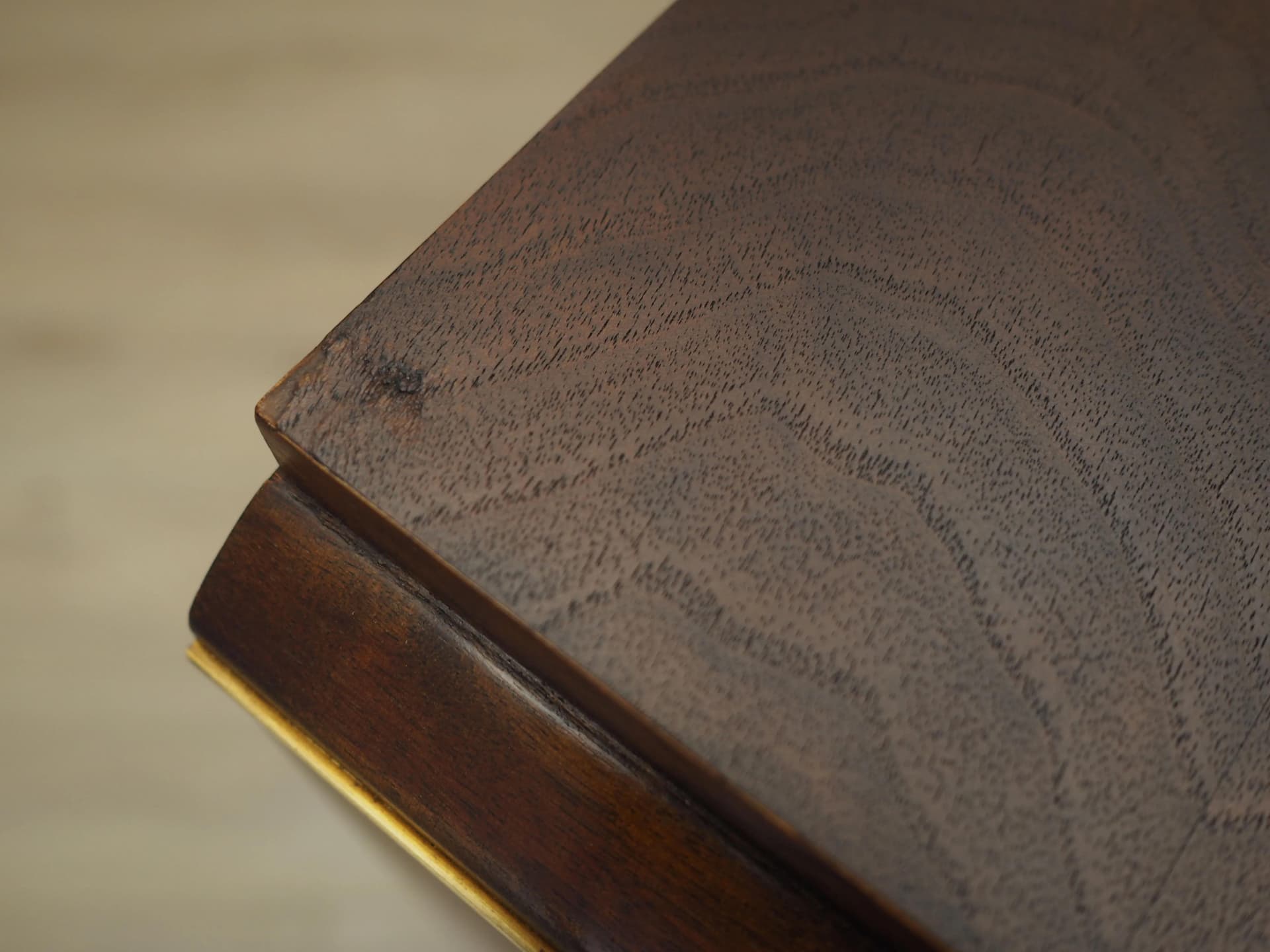 Highboard, orzech, metal czarny, Dania, lata 60. - 40497