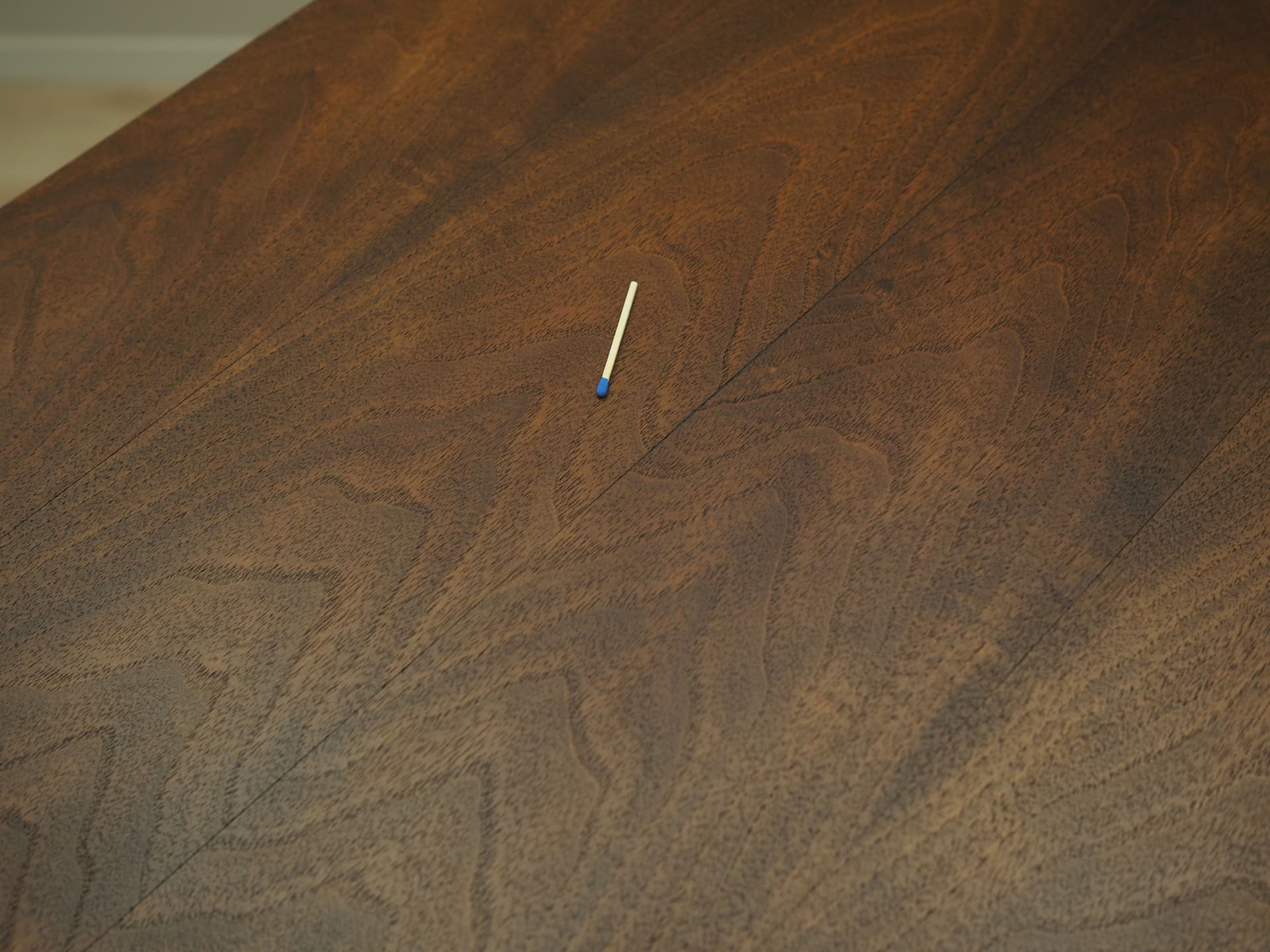 Highboard, orzech, metal czarny, Dania, lata 60. - 51367