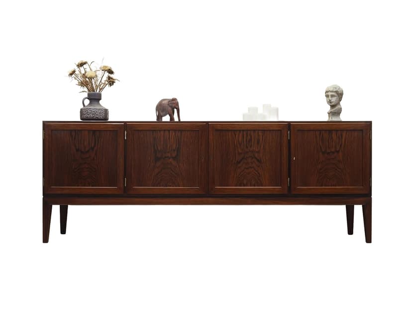 Sideboard, palisander, proj. S. Hansen, Haslev Møbelsnedkeri, Dania, lata 60.