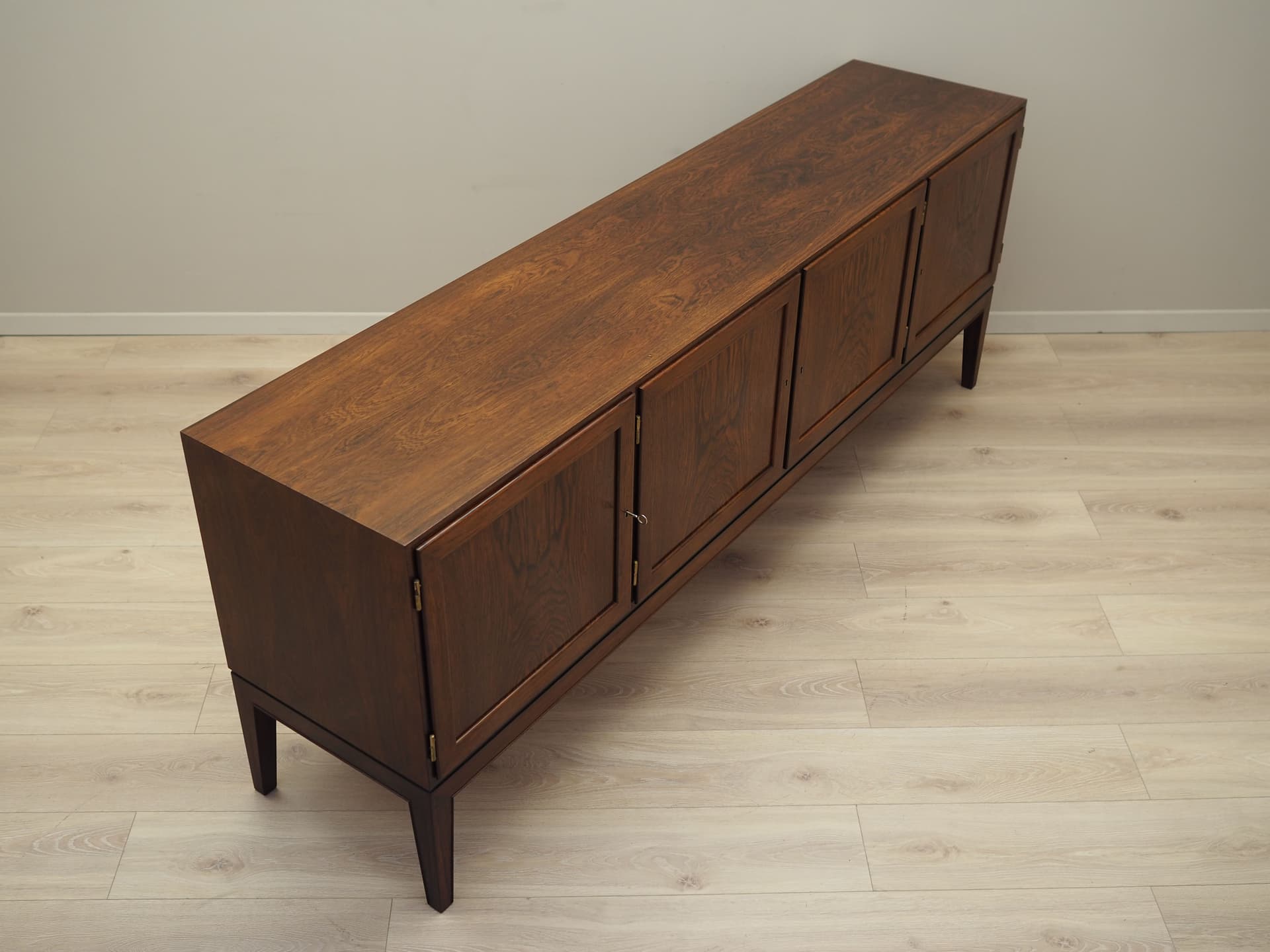 Sideboard, palisander, proj. S. Hansen, Haslev Møbelsnedkeri, Dania, lata 60. - 51359