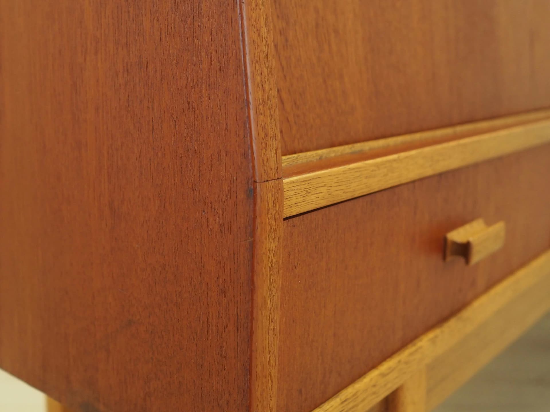 Highboard, teak brązowy ciemny, Dania, lata 60. - 40465