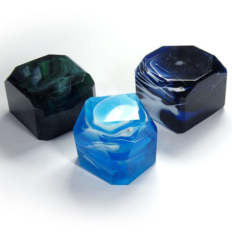 Set of paperweights, multicolor glass, France, turn of the 19th/20th c. - 40295