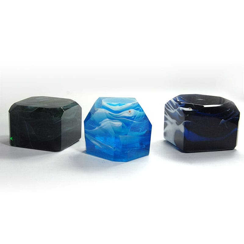 Set of paperweights, multicolor glass, France, turn of the 19th/20th c. - 40291