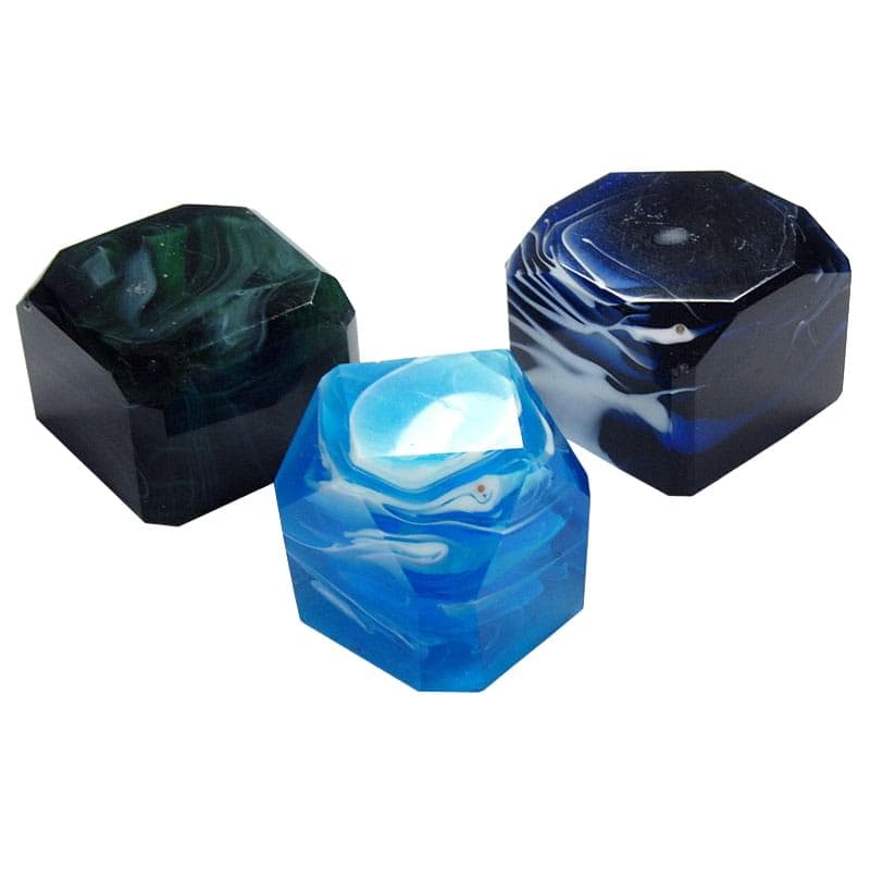 Set of paperweights, multicolor glass, France, turn of the 19th/20th c.