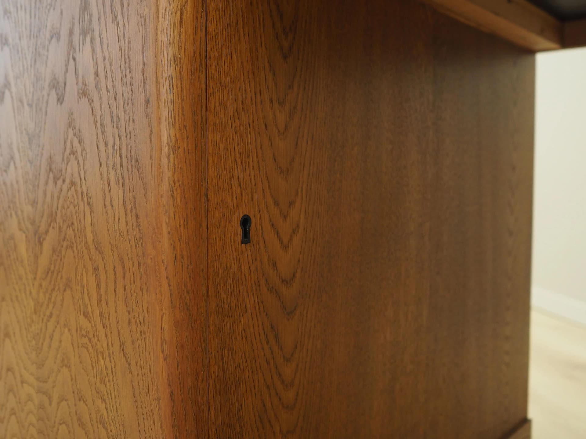 Desk, brown oak, Denmark, 1960s - 40447