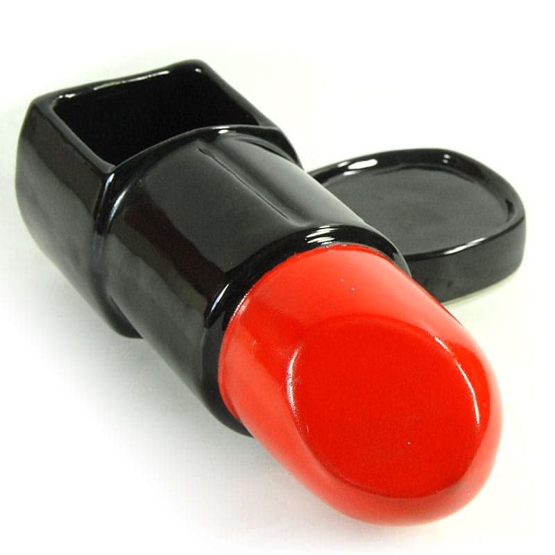 Pojemnik na drobiazgi, postmodernizm, czarny czerwony, ceramika, Włochy, lata 80. - 40244