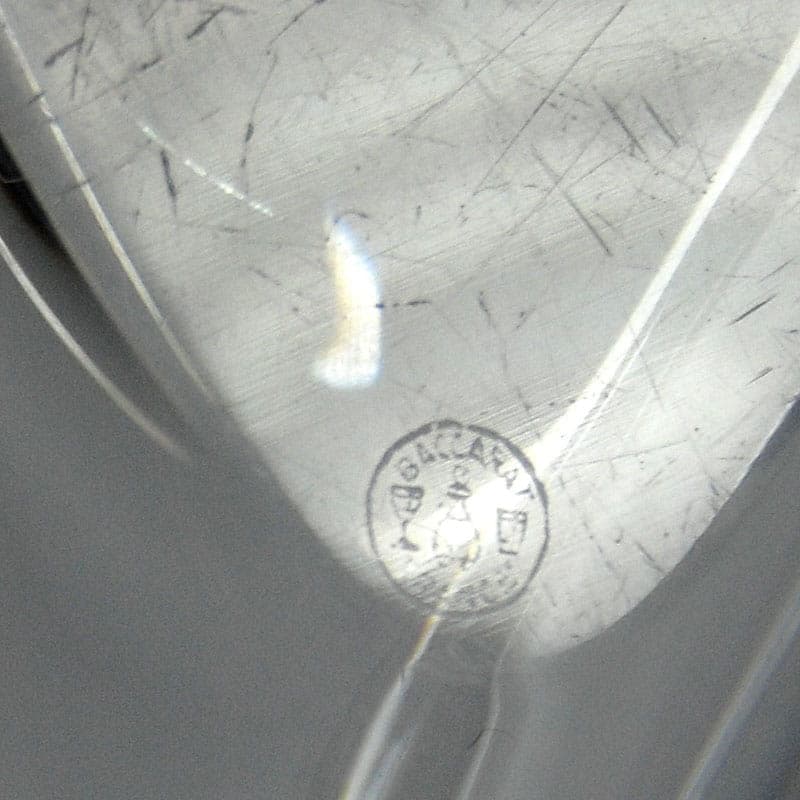 Popielnica kryształowa transparentna, Baccarat, Francja, lata 70. - 40210