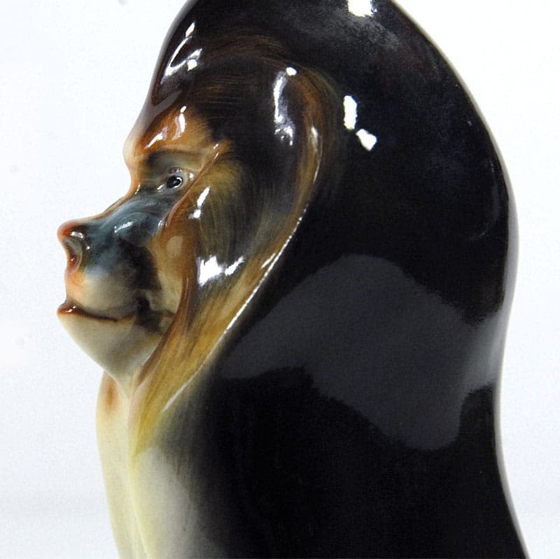 Figurka mandryl, wielobarwna porcelana, Rosja, lata 80. - 40176