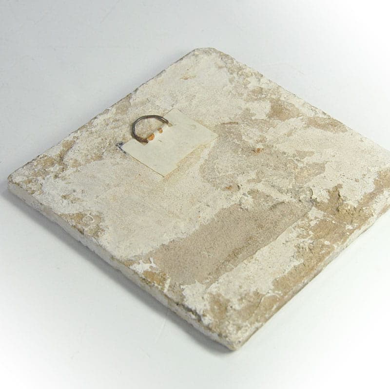 Płytka ceramiczna Delft, biała, ceramika, Holandia, XVIII wiek - 40160