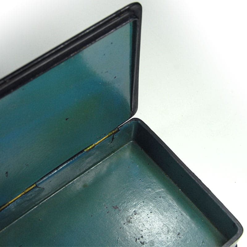 Kasetka, papier-mâché czarny, Japonia, XIX wiek - 41978