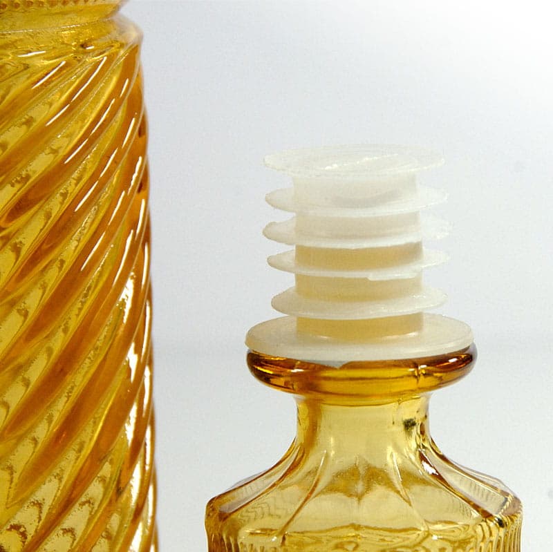 Karafka, Empoli, pomarańczowy, szkło, Włochy, lata 60. - 41924