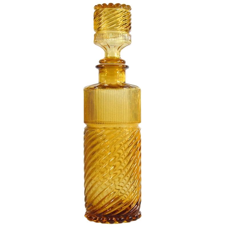 Karafka, Empoli, pomarańczowy, szkło, Włochy, lata 60.