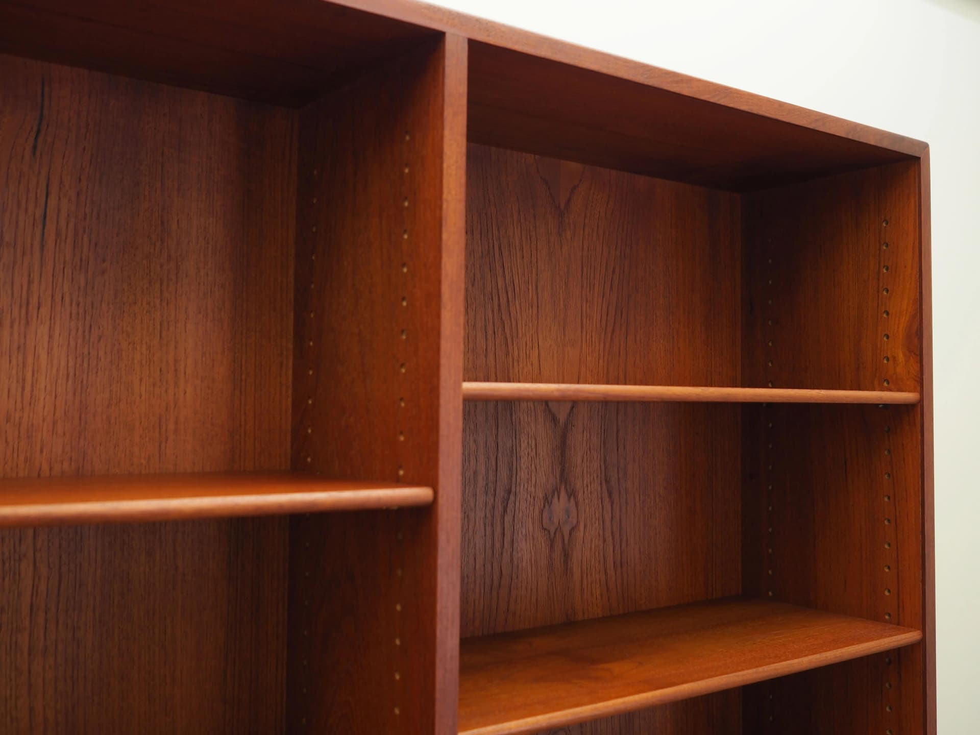 Bookcase, dark brown teak, by B. Mogensen, Denmark, 1960s. - 41166