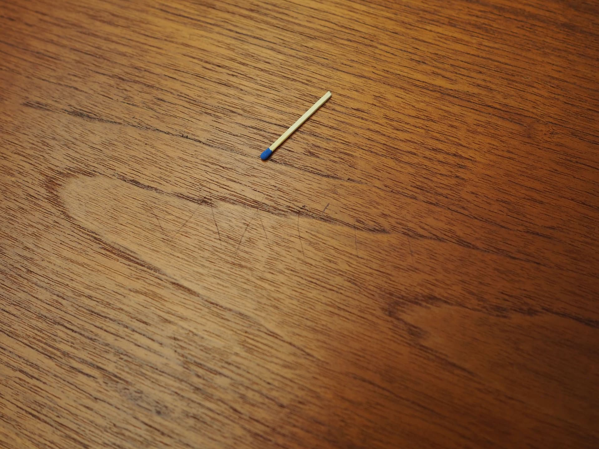 Desk, orange teak, Denmark, 1970s - 51029