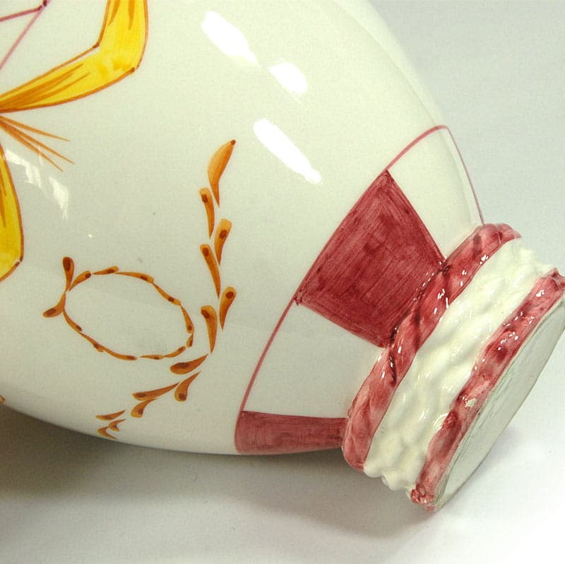 Pojemnik ceramiczny, ivory white, ceramika, Mancer, Włochy, lata 60. - 41837