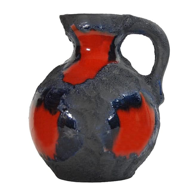 Vase Roth Marei, grey, ceramics, Germany, 1960s. - DIMENSION