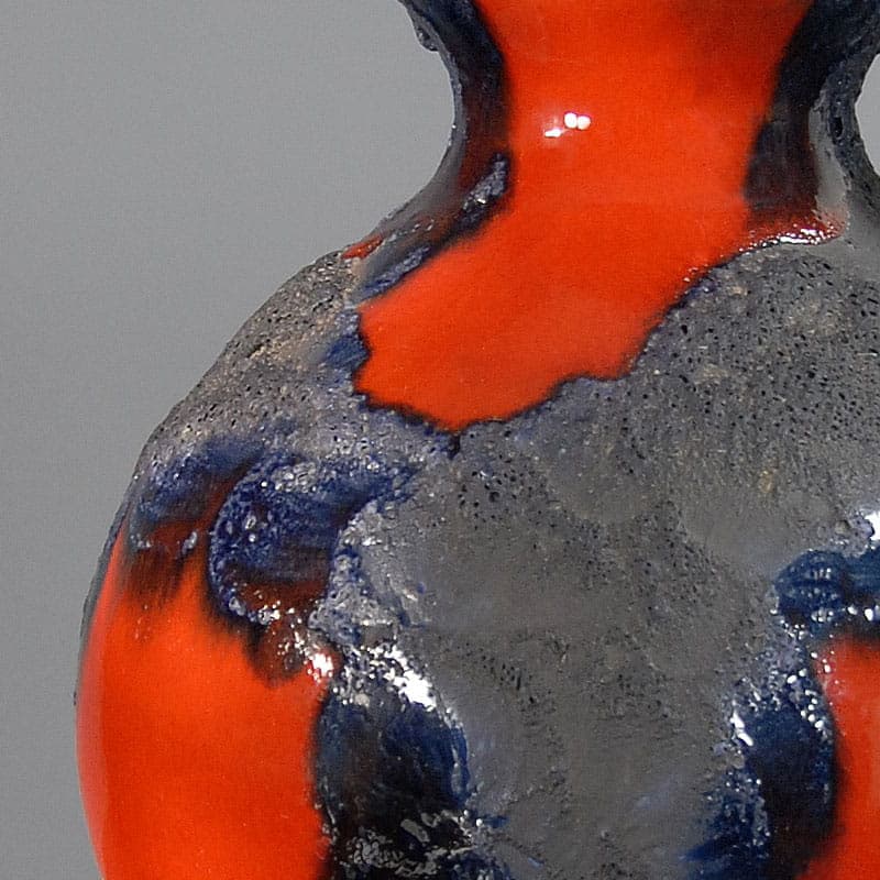 Vase Roth Marei, grey, ceramics, Germany, 1960s. - 41827