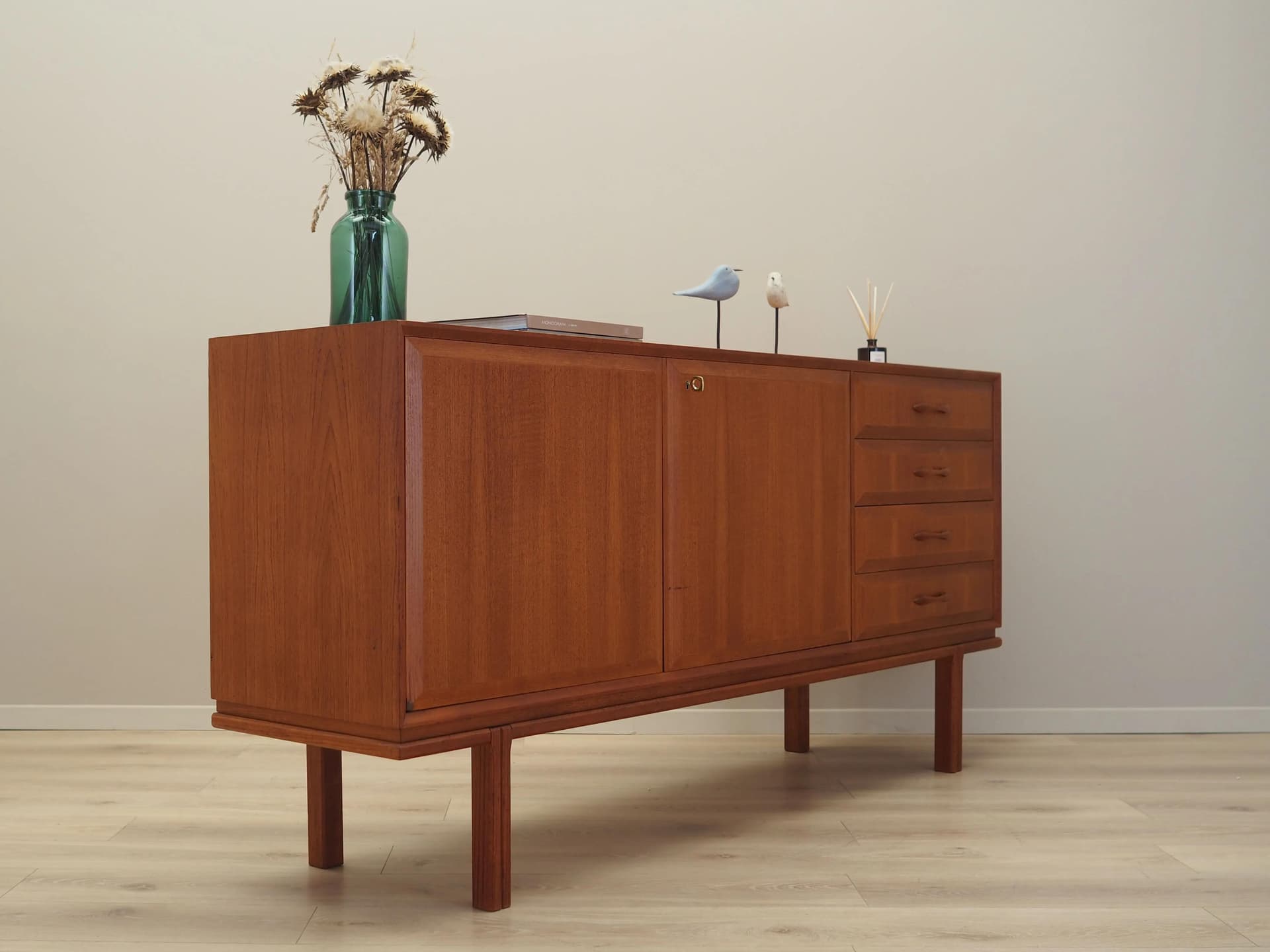 Sideboard, brązowy, teak, Szwecja, lata 60. - 41062