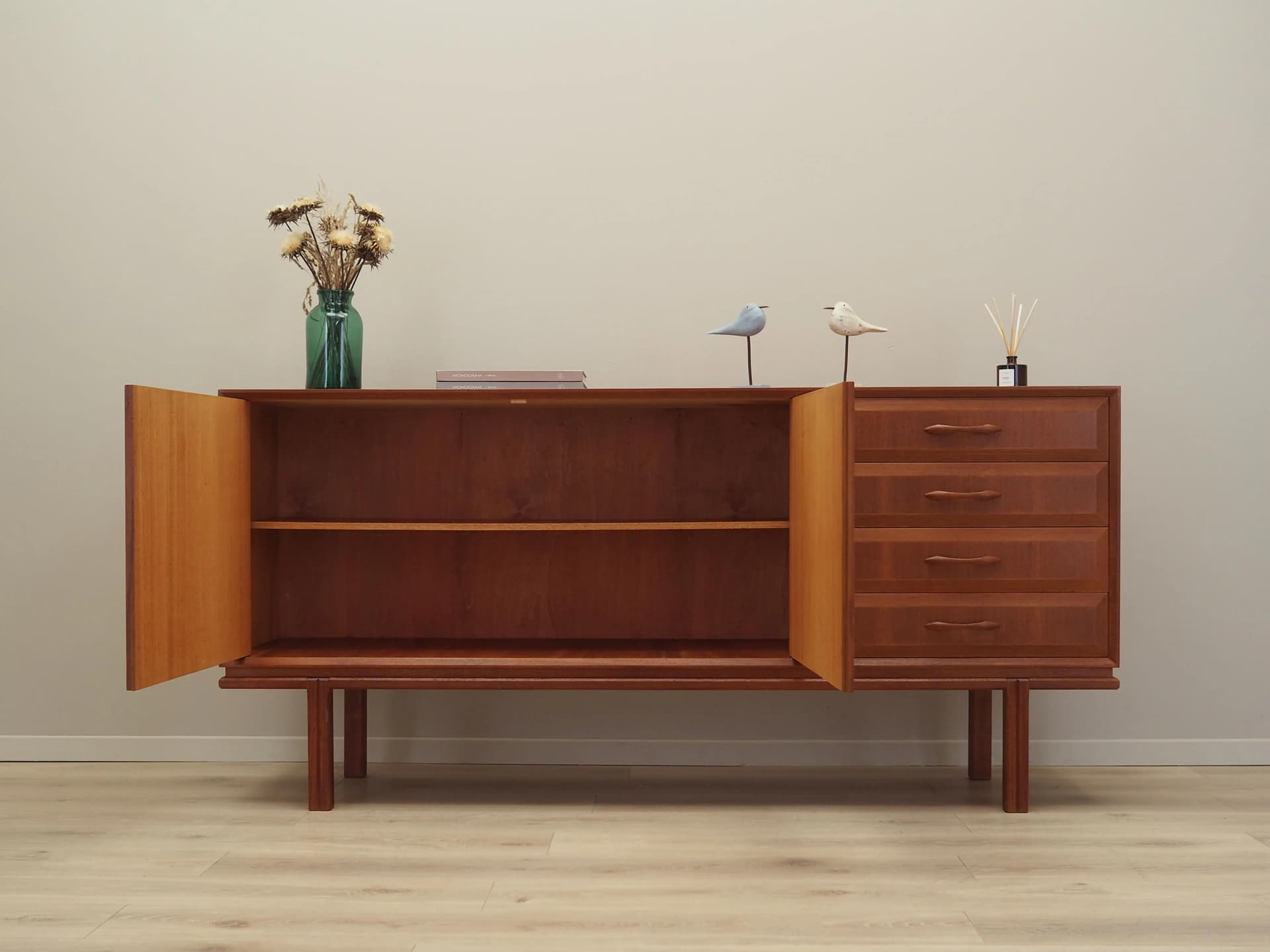 Sideboard, brązowy, teak, Szwecja, lata 60. - 41059