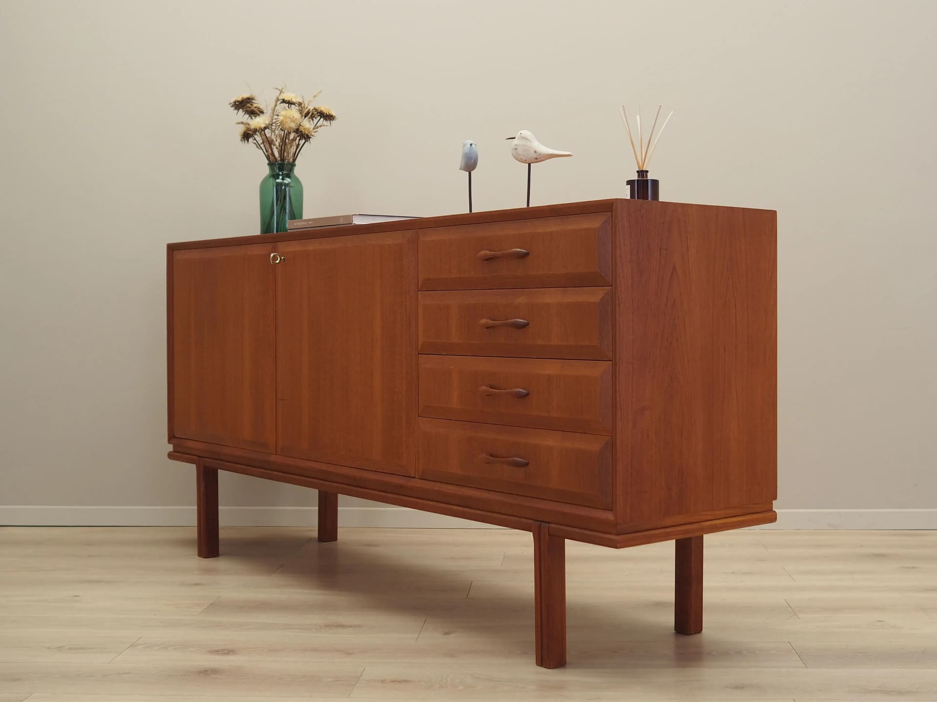 Sideboard, brązowy, teak, Szwecja, lata 60. - 41060