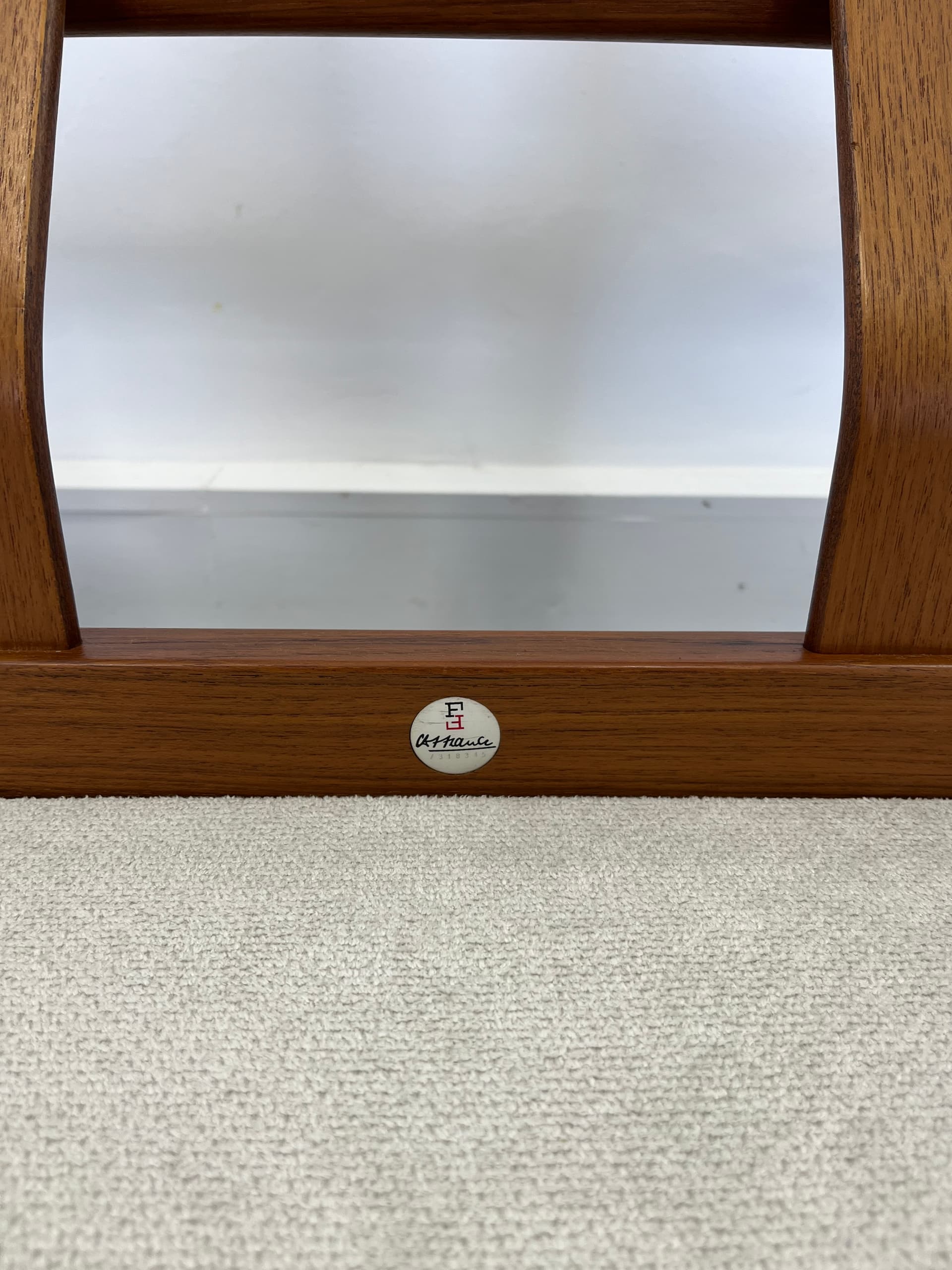 Sofa 3-osobowa, teak brązowy jasny, proj. A. Vodder, dla France & Son, Dania, lata 60. - 40831