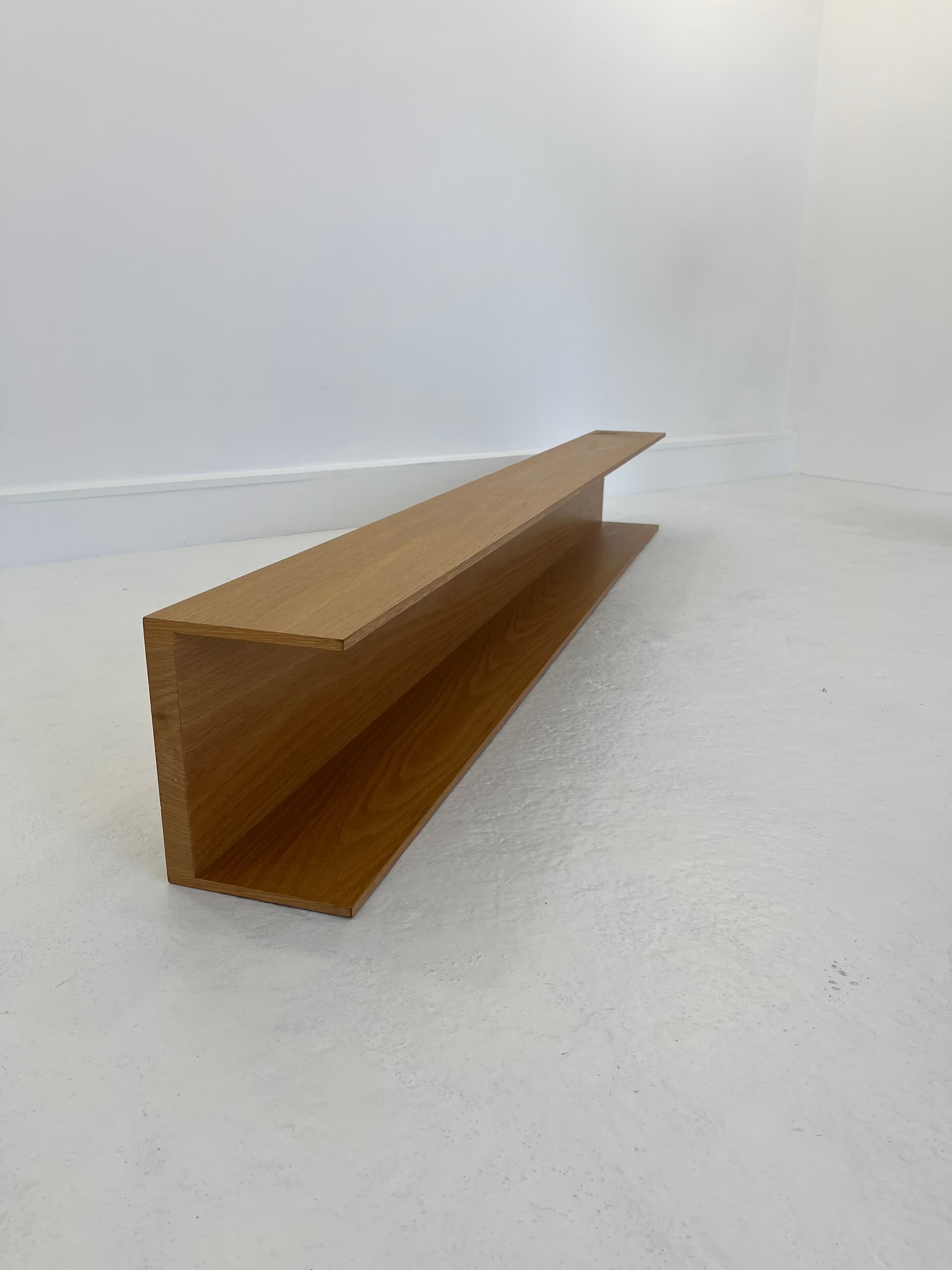 Półka ścienna, drewno wiśnia, proj. W. Wirtz, dla Wilhelm Renz, Niemcy, lata 60. - 40869