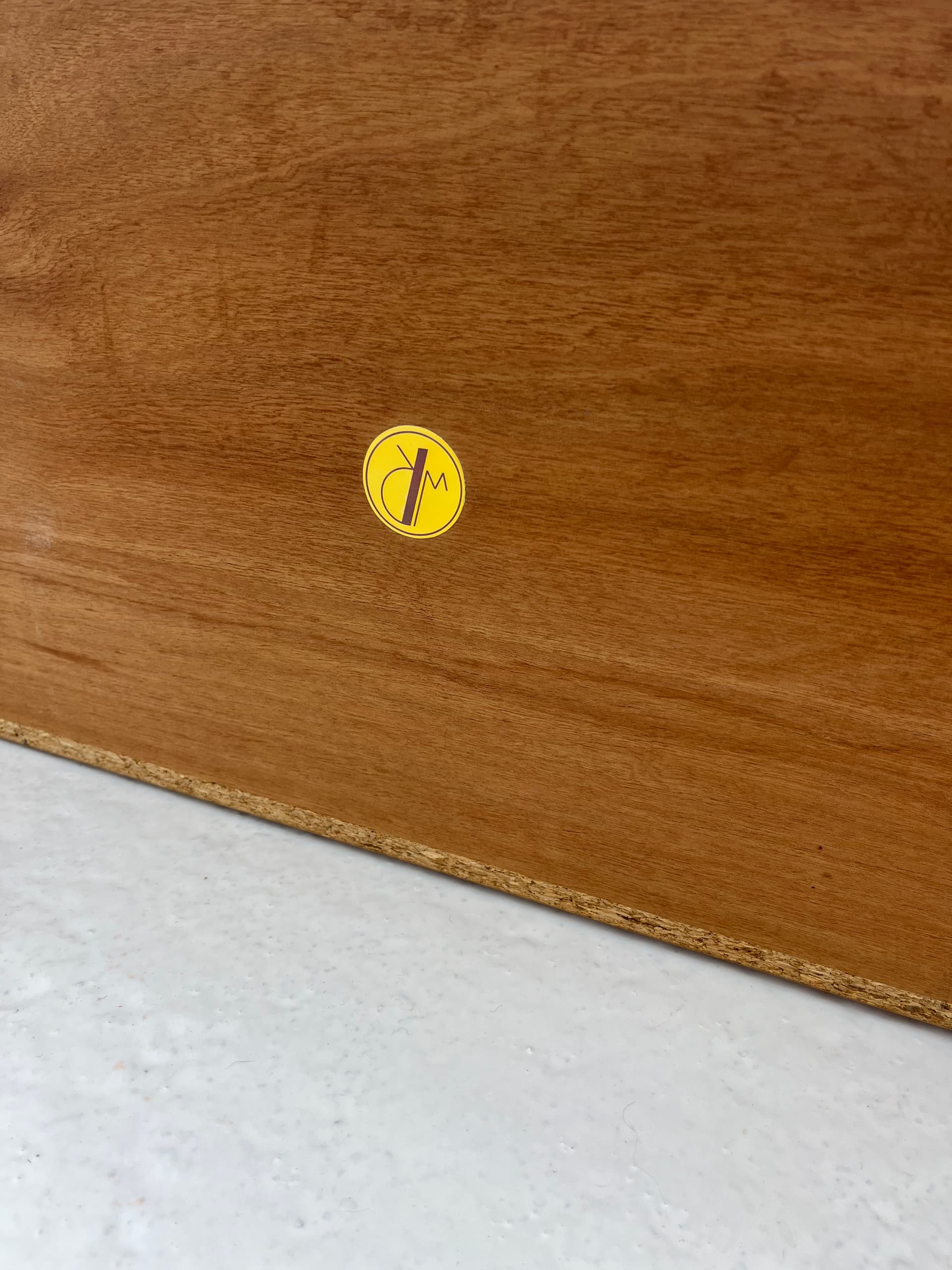 Półka ścienna, drewno wiśnia, proj. W. Wirtz, dla Wilhelm Renz, Niemcy, lata 60. - 40874