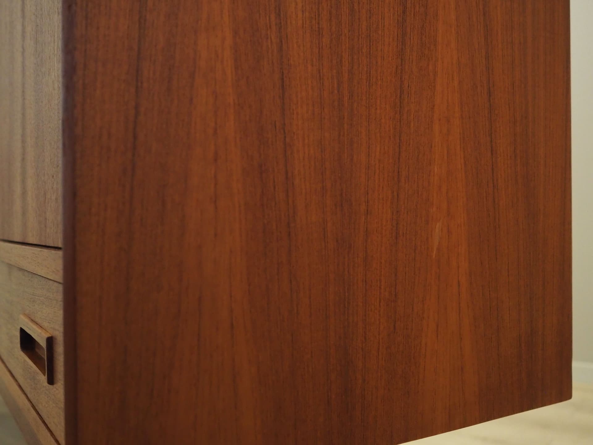 Highboard, teak brązowy, Børge Dam, Dania, lata 70. - 51002