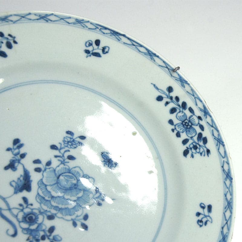 Talerz, Qianlong, porcelana biała, Chiny, XVIII wiek - 41749