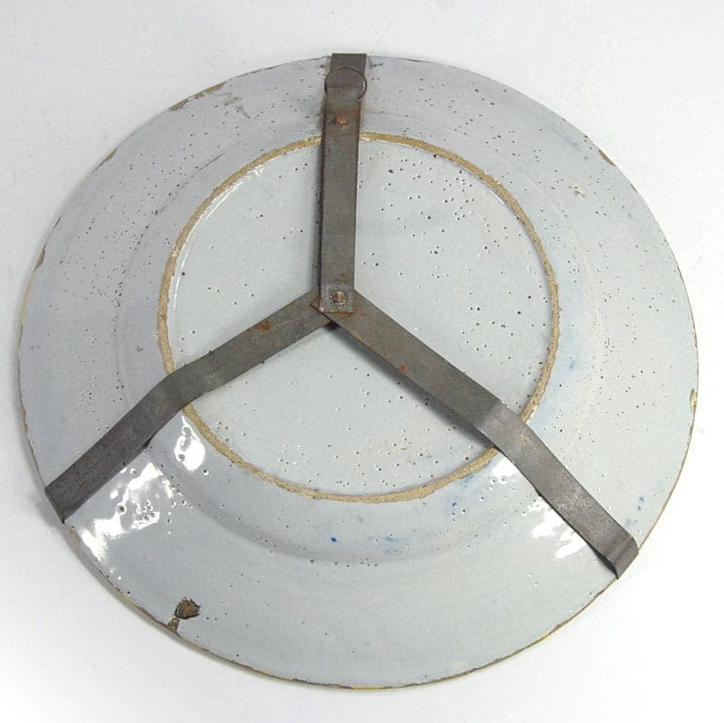 Decorative Plate Delft, white faience, Netherlands, 18th c. - 41746