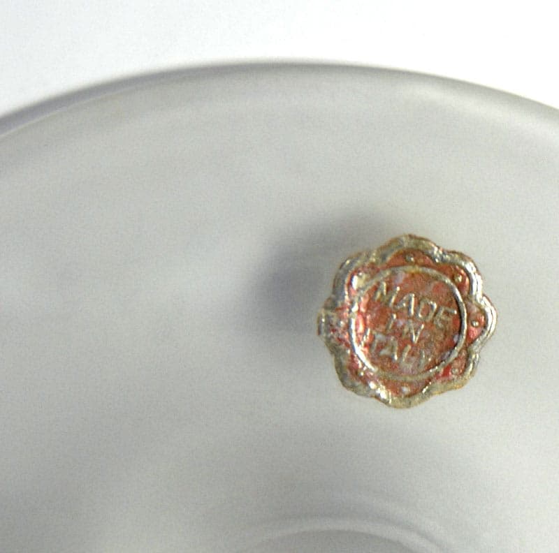 Lidded Jar, cobalt blue frosted glass, by C. Moretti, Italy, 1970s. - 41731