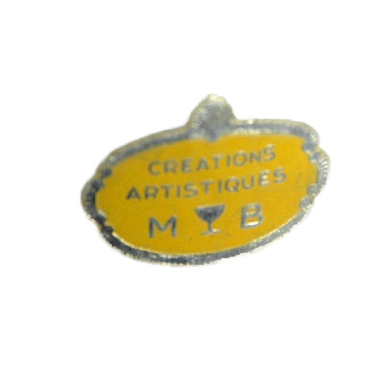 Opalizujący wazon szklany, M.B. Créations Artistiques, Francja, lata 50. - 4413