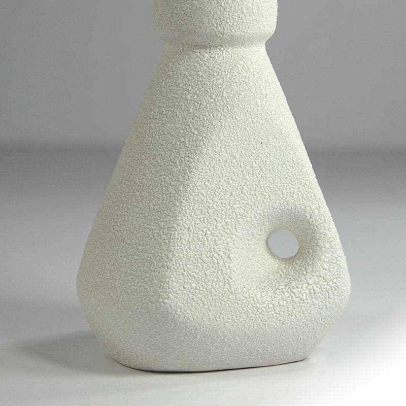 Wazon, ivory white, ceramika, Bertoncello, Włochy, lata 60. - 41640