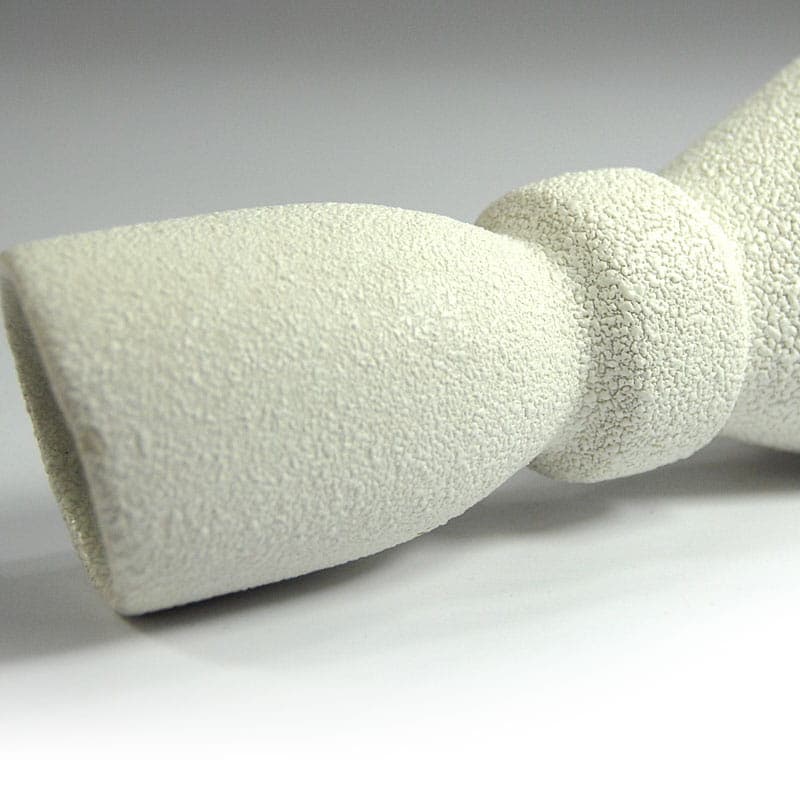 Wazon, ivory white, ceramika, Bertoncello, Włochy, lata 60. - 41643