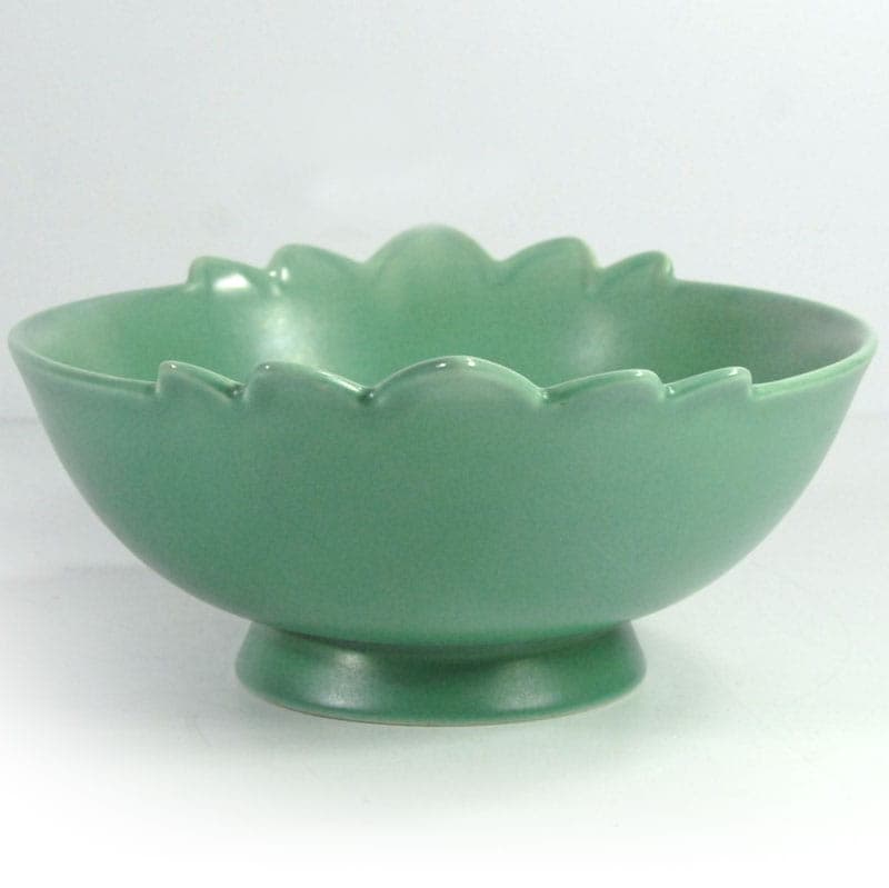 Bowl Art Deco, turquoise, ceramics, Villeroy & Boch, Luxembourg, 1930s. - 41597