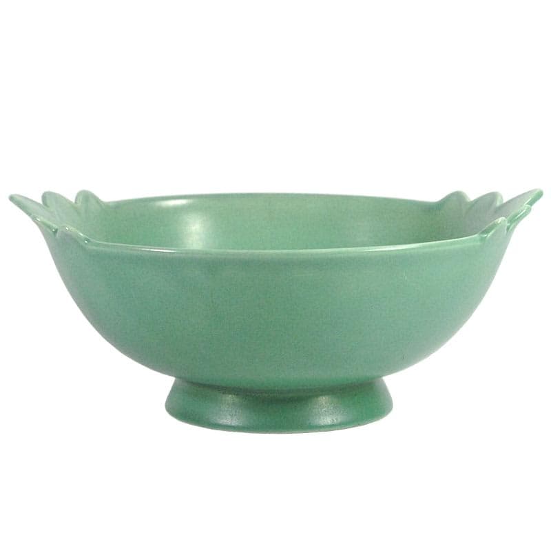 Bowl Art Deco, turquoise, ceramics, Villeroy & Boch, Luxembourg, 1930s.