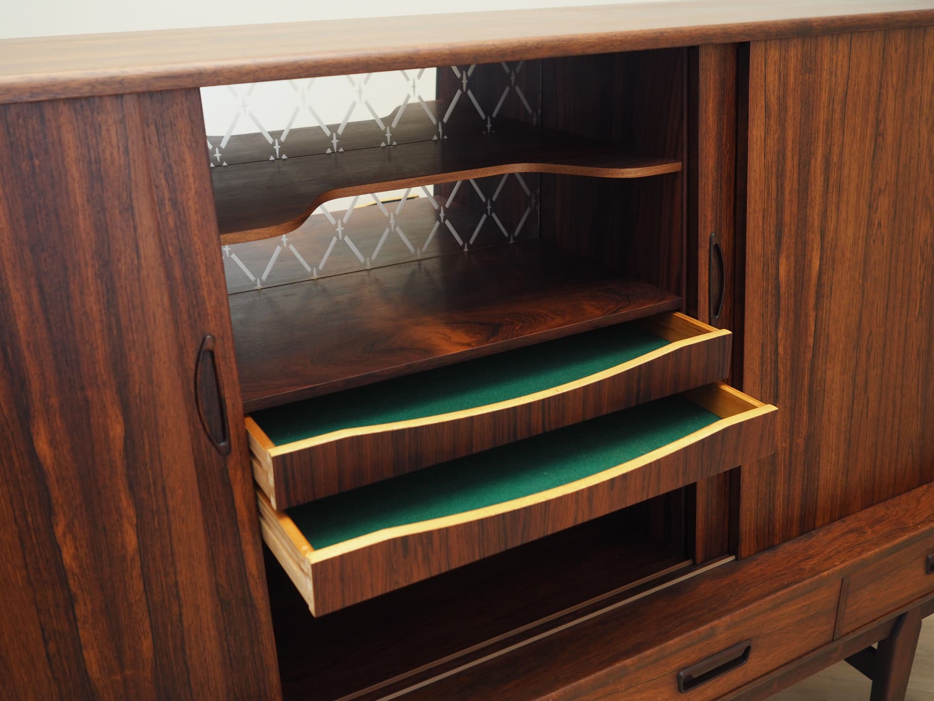 Highboard, palisander, Dania, lata 60. - 50985